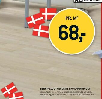 XL-BYG Berryalloc trendline pro laminatgulv tilbud