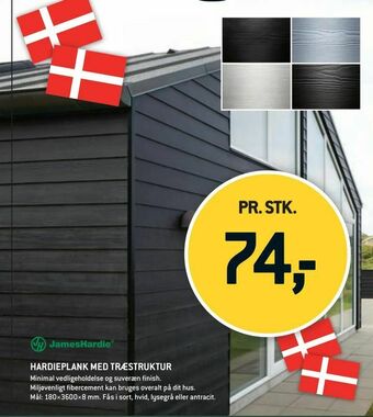XL-BYG Hardieplank med træstruktur tilbud