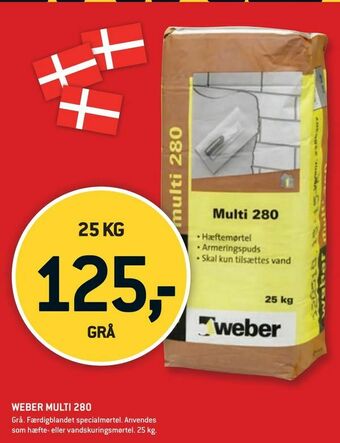XL-BYG Weber multi 280 tilbud