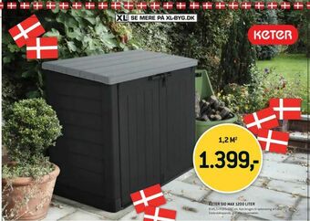 XL-BYG Keter sio max 1200 liter tilbud