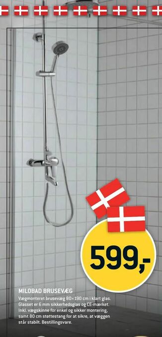 XL-BYG Milobad brusevæg tilbud