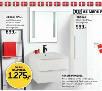 XL-BYG AURUM BADMØBEL tilbud