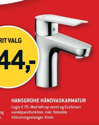 XL-BYG Hansgrohe håndvaskarmatur tilbud