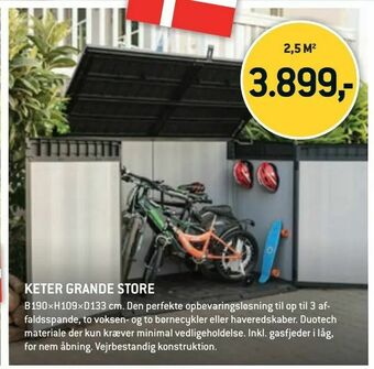 XL-BYG Keter grande store tilbud