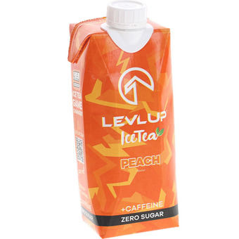 Level up | 3 x energidrik iste fersken | træning & vægt > mellemmåltid & energi,drikke > funktionsdrikke