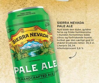 Sierra nevada pale ale