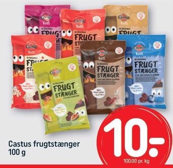 REMA 1000 Castus frugtstænger 100 g tilbud