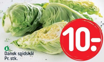 Rema 1000 Dansk spidskål Pr. stk. tilbud