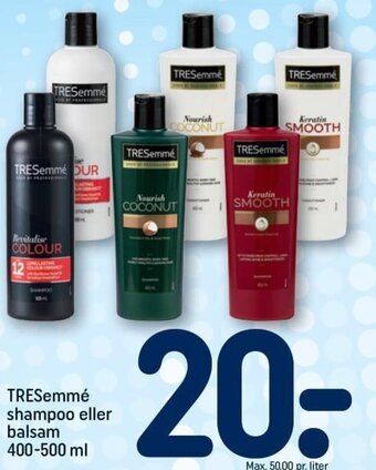 REMA 1000 TRESemmé shampoo eller balsam tilbud