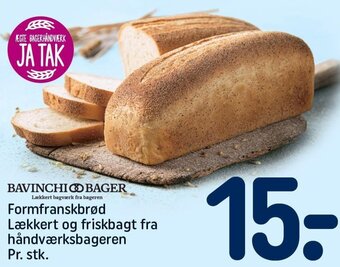 REMA 1000 Formfranskbrød Lækkert og friskbagt fra håndværksbageren tilbud
