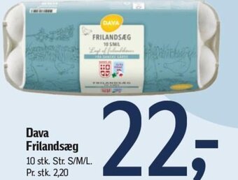 Føtex Dava Frilandsæg tilbud