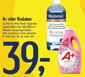 Føtex A+ eller Rodalon tilbud