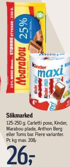 Føtex Slikmarked tilbud