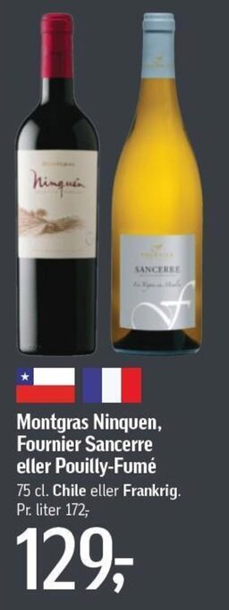Føtex Montgras Ninquen, Fournier Sancerre eller Pouilly-Fumé tilbud