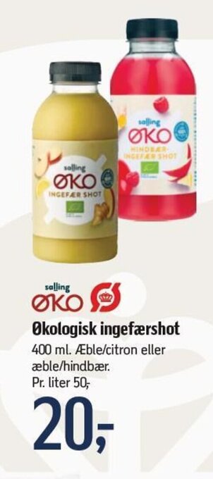 Økologisk ingefærshot