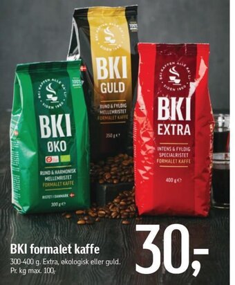 Føtex BKI formalet kaffe tilbud