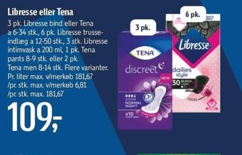 Føtex Libresse eller Tena tilbud