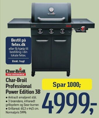 Føtex Char-Broil Professional Power Edition 3B tilbud