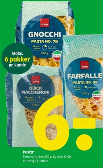 Coop 365 Coop 365 pasta tilbud