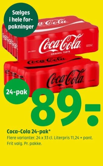 Coop 365 Coca cola cola tilbud