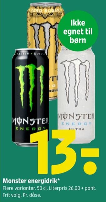Coop 365 Ultra energidrik tilbud