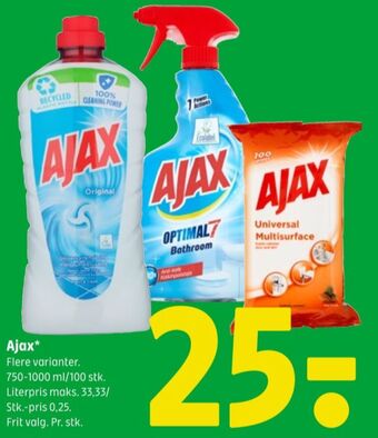 Coop 365 Ajax rengøring - universal tilbud
