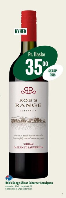 Rob's Range Shiraz Cabernet Sauvignon