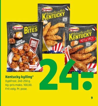 Fripozo kentucky kylling hot & spicy