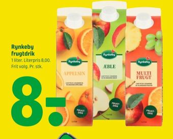 Coop 365 Rynkeby appelsinjuice tilbud
