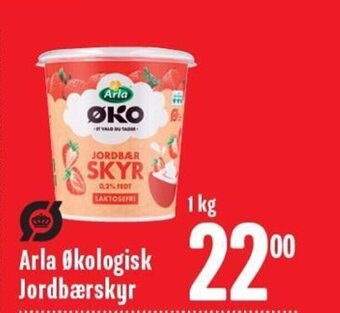 Min Købmand Arla Okologisk Jordbærskyr tilbud