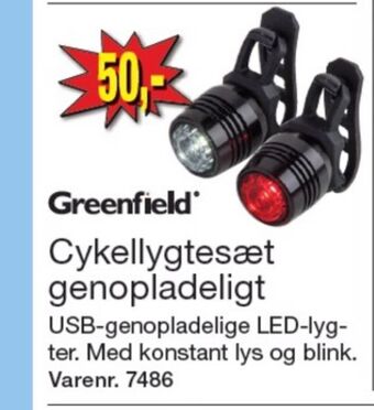 Harald Nyborg Greenfield cykellygtesæt tilbud