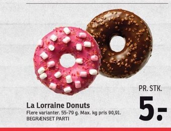 SPAR La Lorraine Donuts tilbud