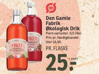 SPAR Den Gamle Fabrik Økologisk Drik tilbud