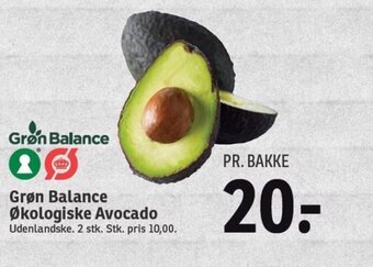 SPAR Grøn Balance Økologiske Avocado tilbud