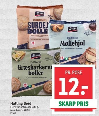 SPAR Hatting Brød tilbud