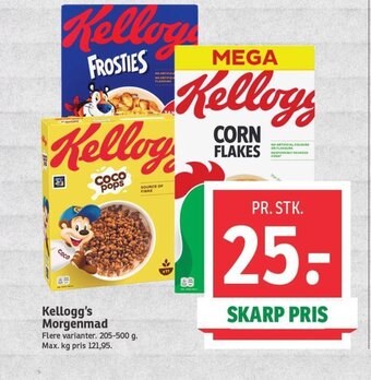 SPAR Kellogg's Morgenmad tilbud