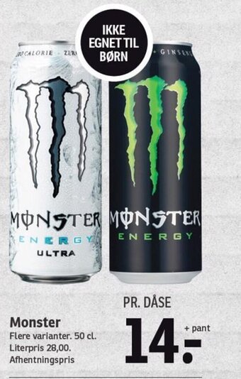 SPAR Monster tilbud