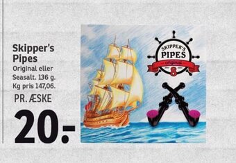 SPAR Skipper's Pipes tilbud