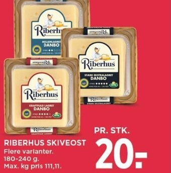 MENY RIBERHUS SKIVEOST tilbud
