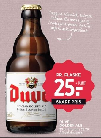 MENY DUVEL GOLDEN ALE tilbud