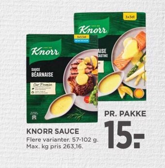 MENY KNORR SAUCE tilbud