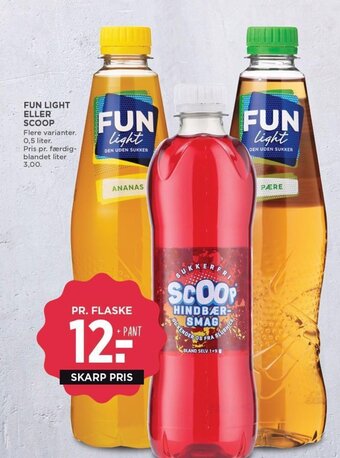 MENY FUN LIGHT ELLER SCOOP tilbud