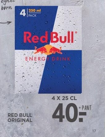 MENY RED BULL ORIGINAL tilbud