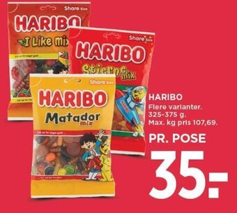 MENY HARIBO tilbud