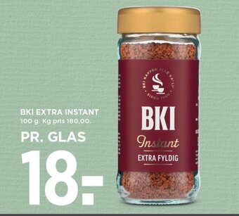MENY BKI EXTRA INSTANT tilbud
