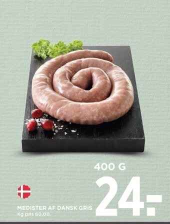 MENY MEDISTER AF DANSK GRIS tilbud