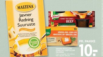 KNORR BOUILLON, FOND DU CHEF ELLER MAIZENA