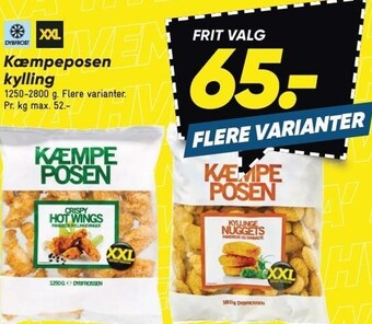 Bilka Kæmpeposen kylling tilbud