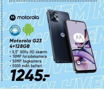 Bilka Motorola g23 4+128gb tilbud