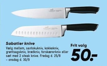 Sabatier knive